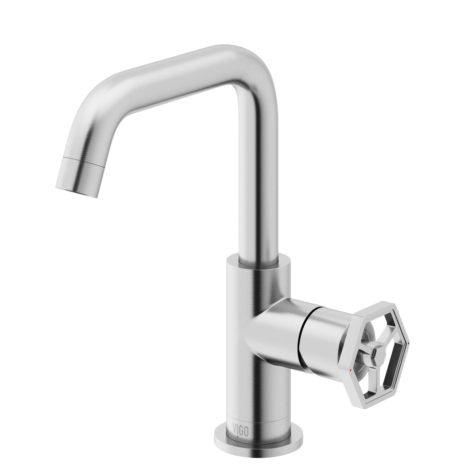Hart Ruxton Single Hole Bathroom Faucet – Knurled Control Handle Design — thumbnail 3