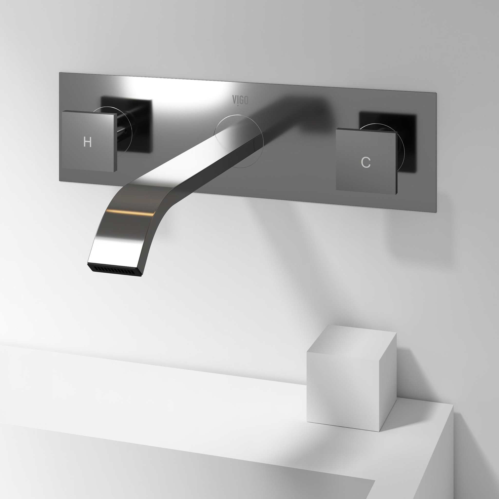 Satro Wall Mount Bathroom Faucet