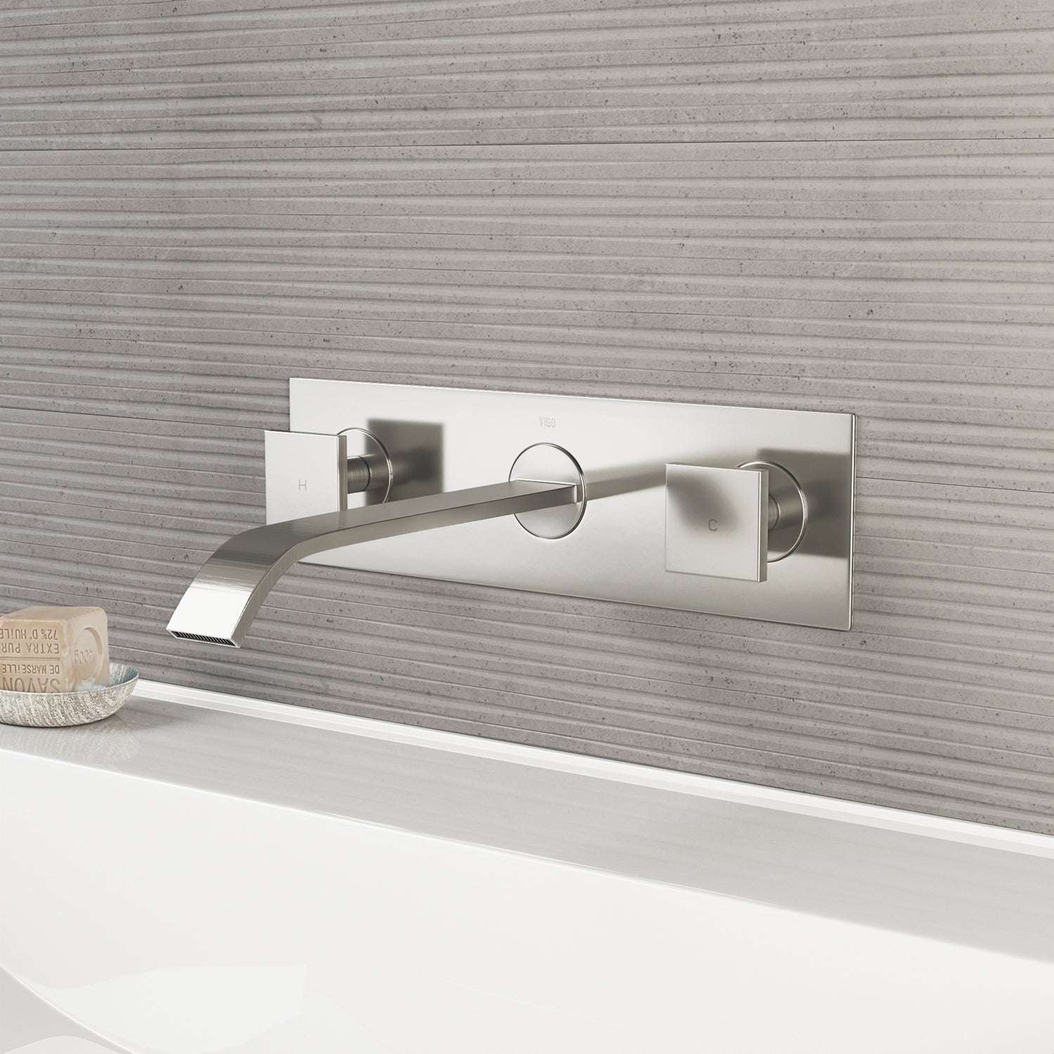 Satro Wall Mount Bathroom Faucet — thumbnail 2
