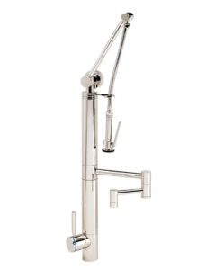 Waterstone CONTEMPORARY GANTRY FAUCET 12″ ARTICULATED SPOUT 3710-12 — image 1