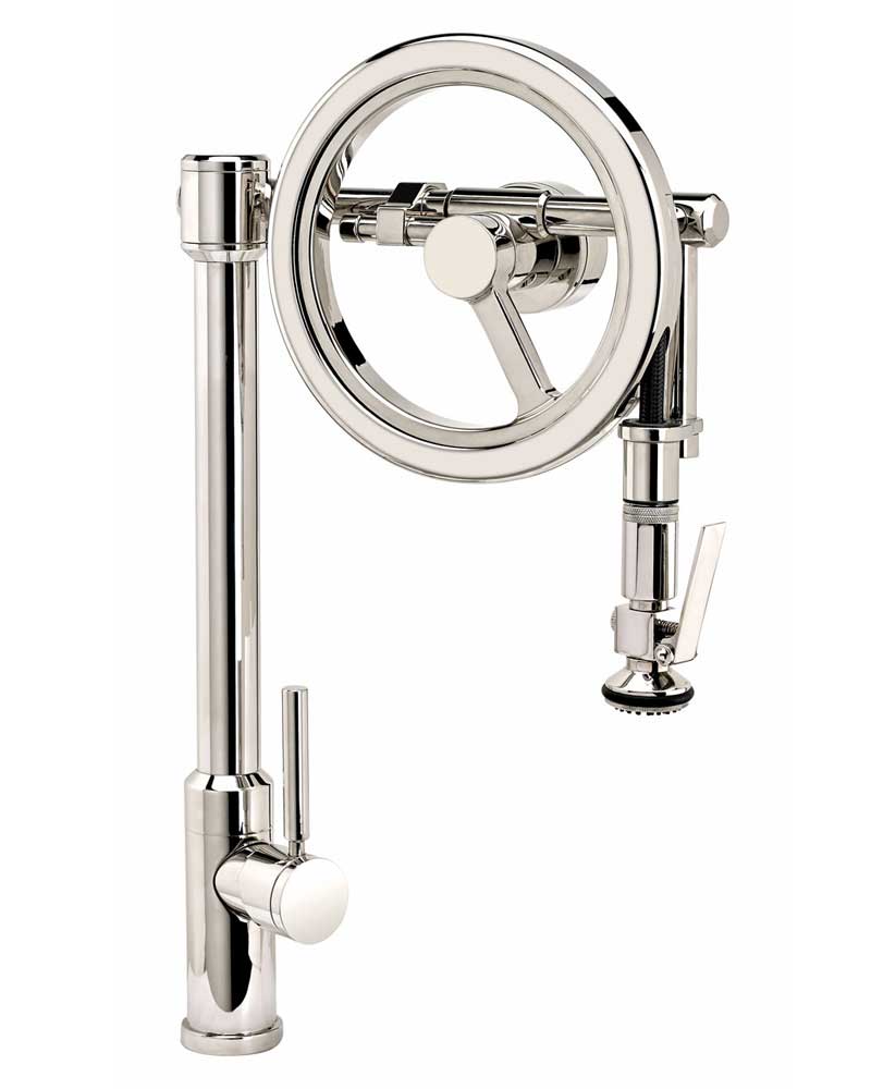 Waterstone ENDEAVOR WHEEL FAUCET – LEVER SPRAYER 5130 — image 1