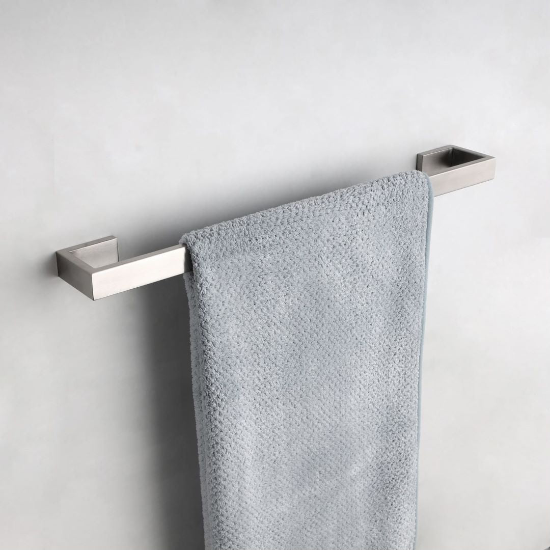 4 Piece Bathroom Accessories Set Stainless Steel Wall Mounted — thumbnail 2