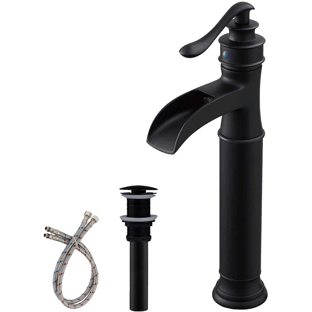 Single Hole Single-Handle Bathroom Faucet with Drain Kit Included — thumbnail 2