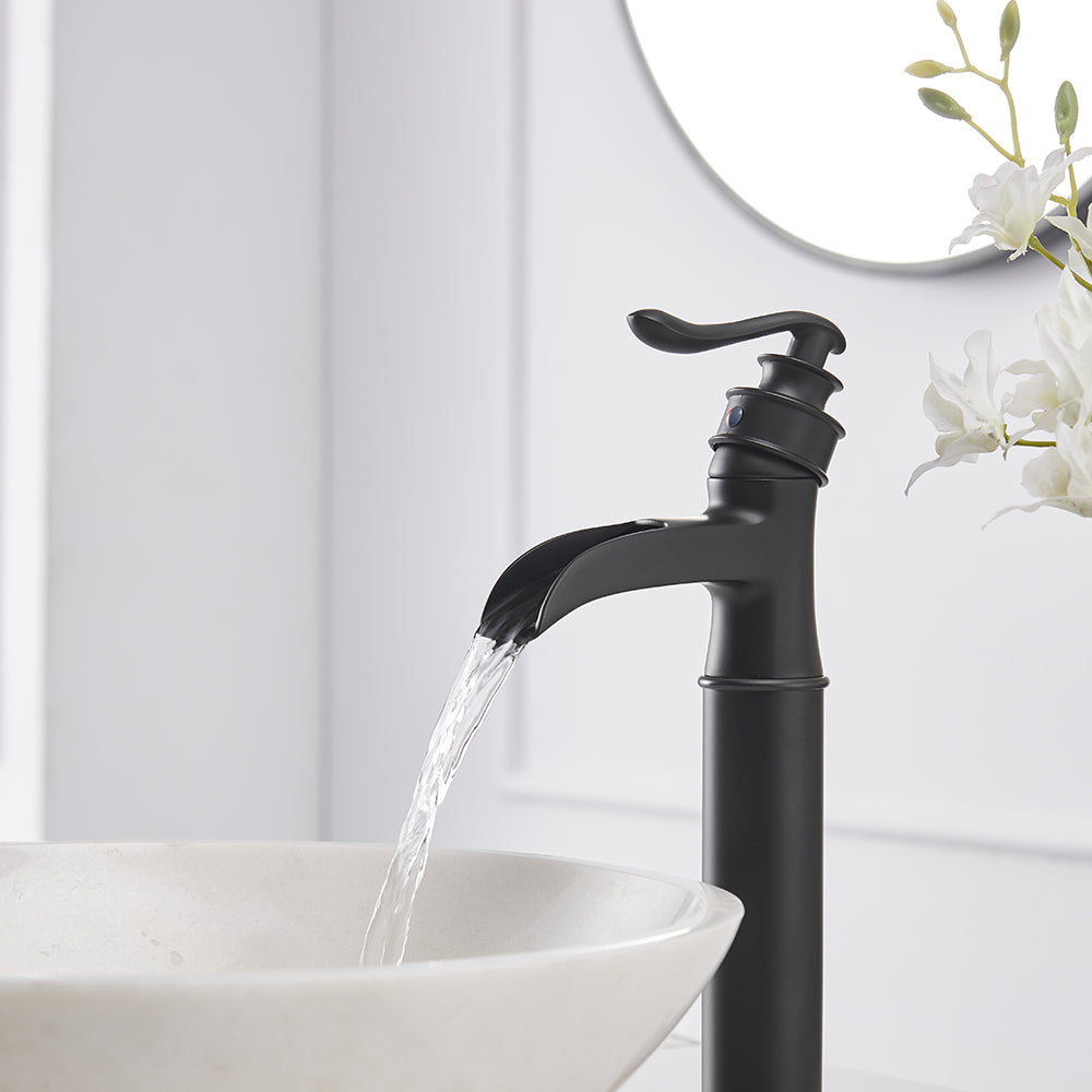 Single Hole Single-Handle Bathroom Faucet with Drain Kit Included — thumbnail 3