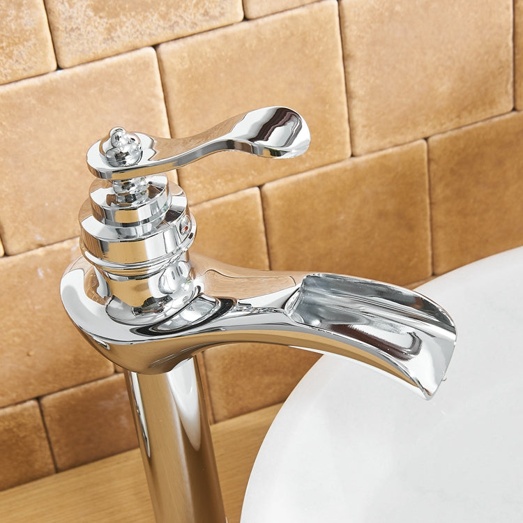 Single Handle Single Hole Bathroom Faucet Pop-Up Drain Included and Supply Lines — thumbnail 3