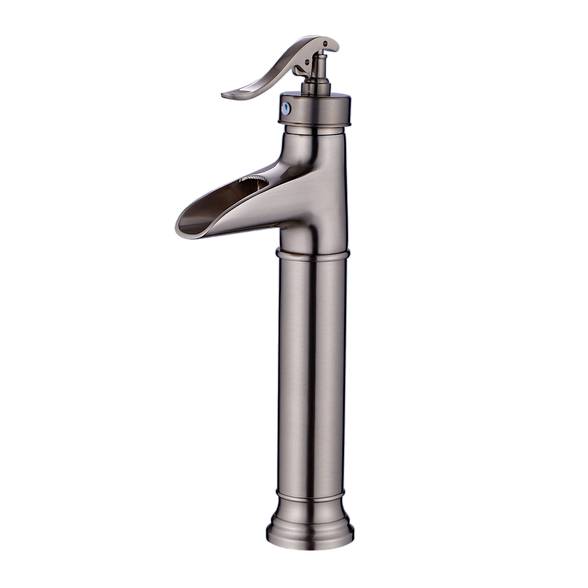 Single Handle Single Hole Bathroom Faucet with Waterfall Spout