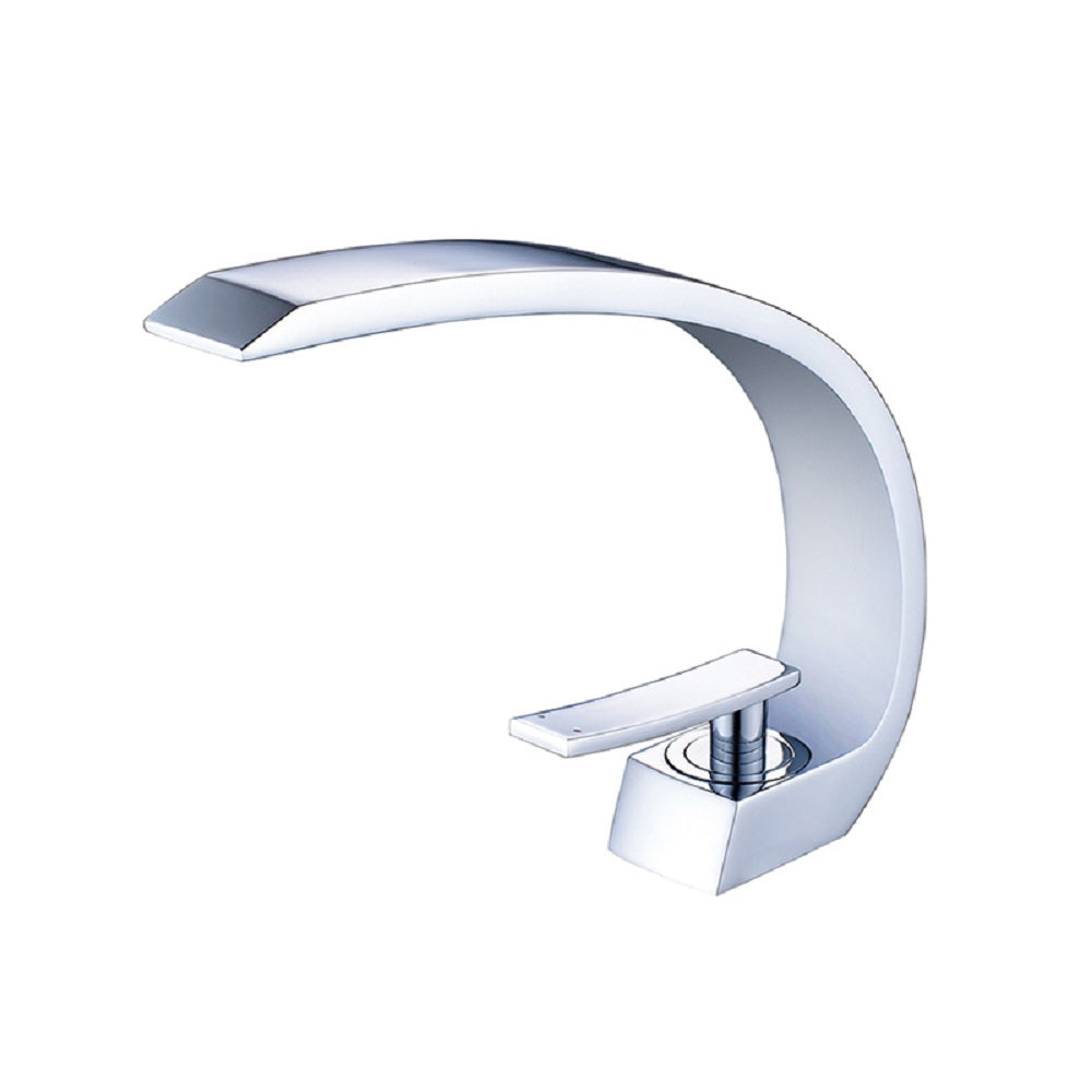 Modern Single Hole Bathroom Faucet with Single Handle