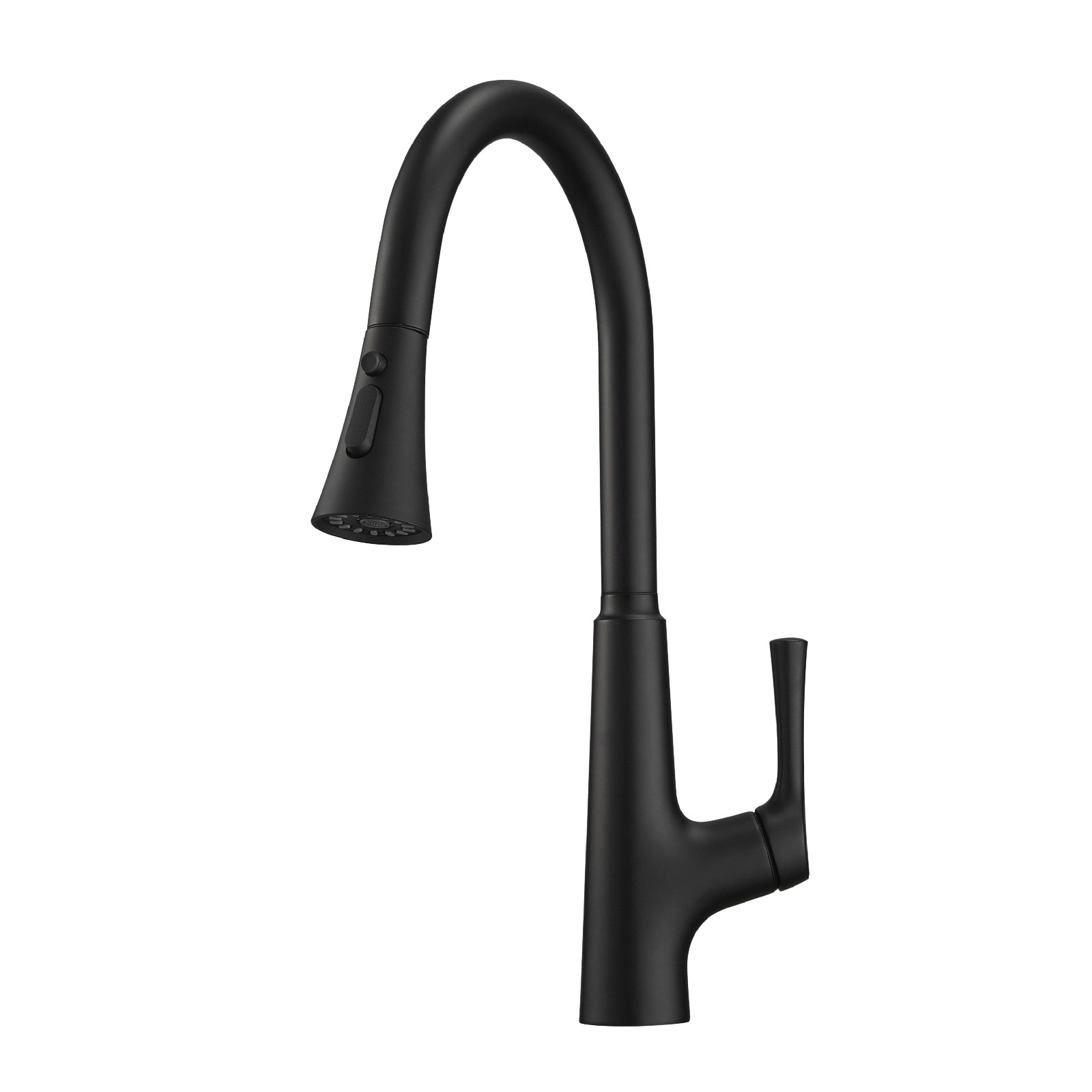 Single Handle Touch Pull Down Sprayer Kitchen Faucet with 360° Rotation — thumbnail 2