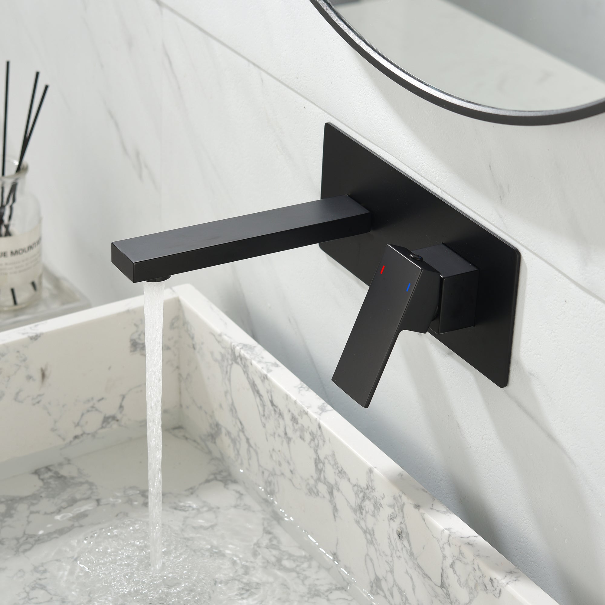 Wall Mount Faucet for Bathroom Sink or Bathtub — thumbnail 2