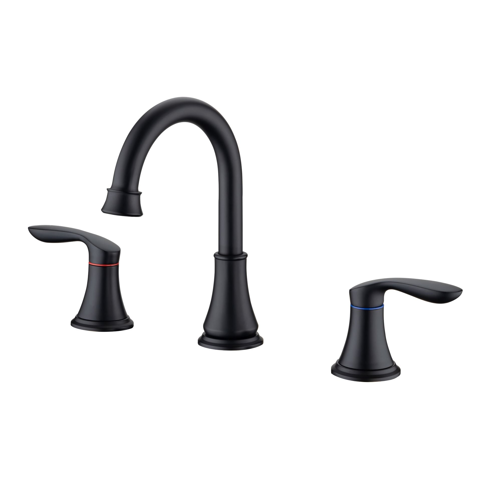 2-handle Bathroom Faucet with Drain Assembly