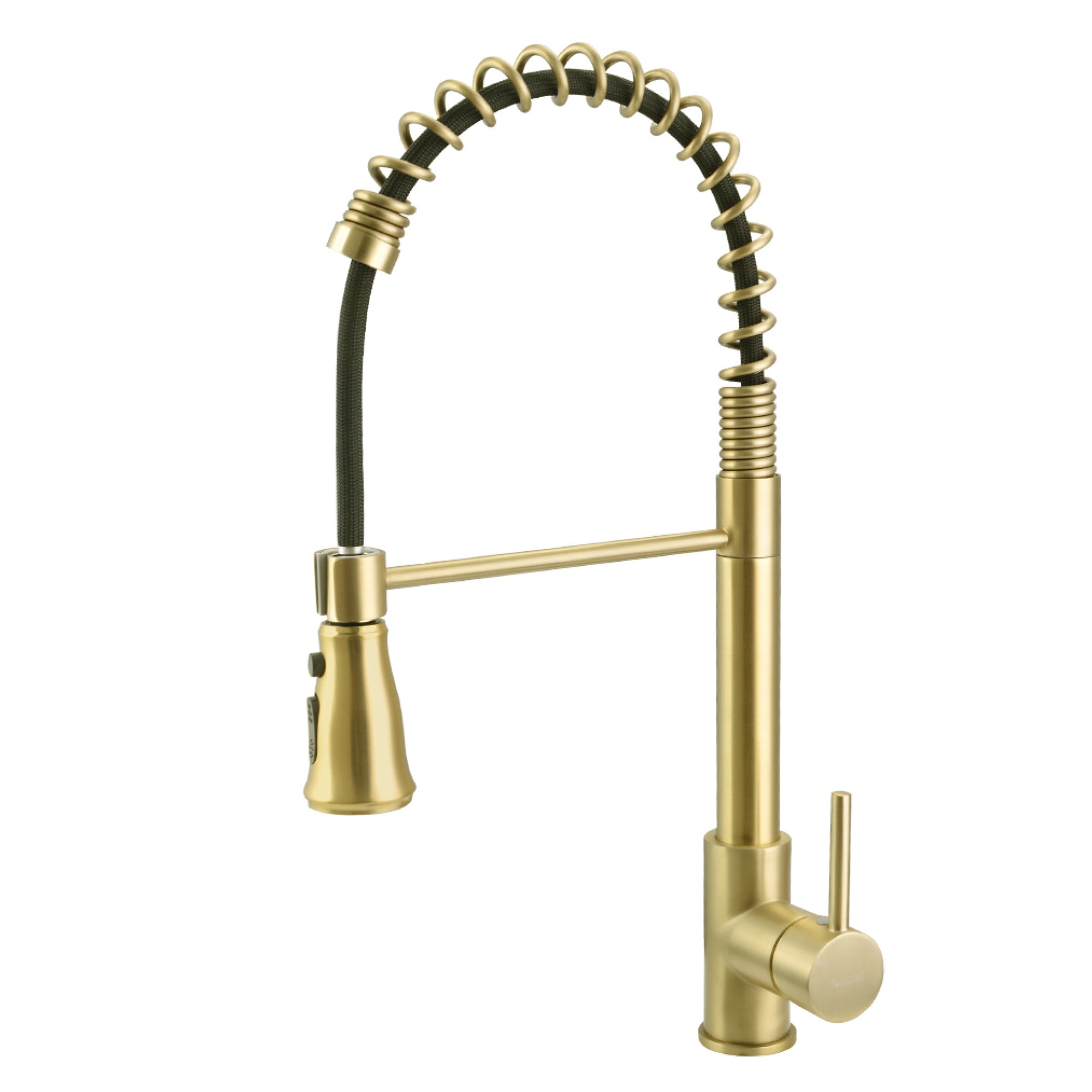 Single Handle Solid Brass Pull Down Sprayer Kitchen Faucet