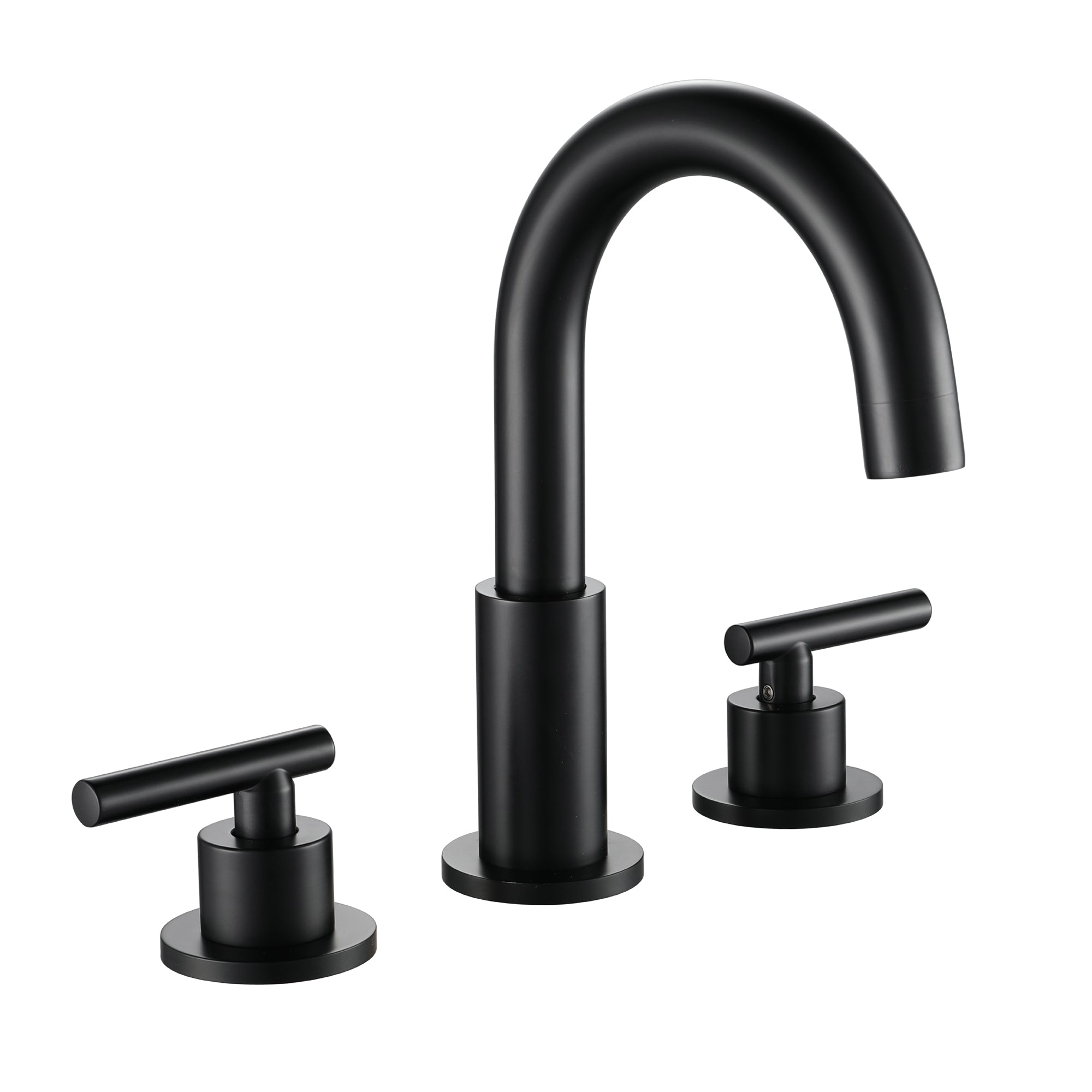 Modern Bathroom Basin Faucet with 360° Swivel Spout, Dual Handle Hot & Cold Mixer, Water-Saving 1.2 GPM