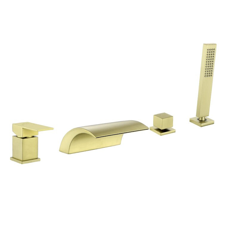 Single Handle Deck Mounted Roman Tub Faucet — image 1