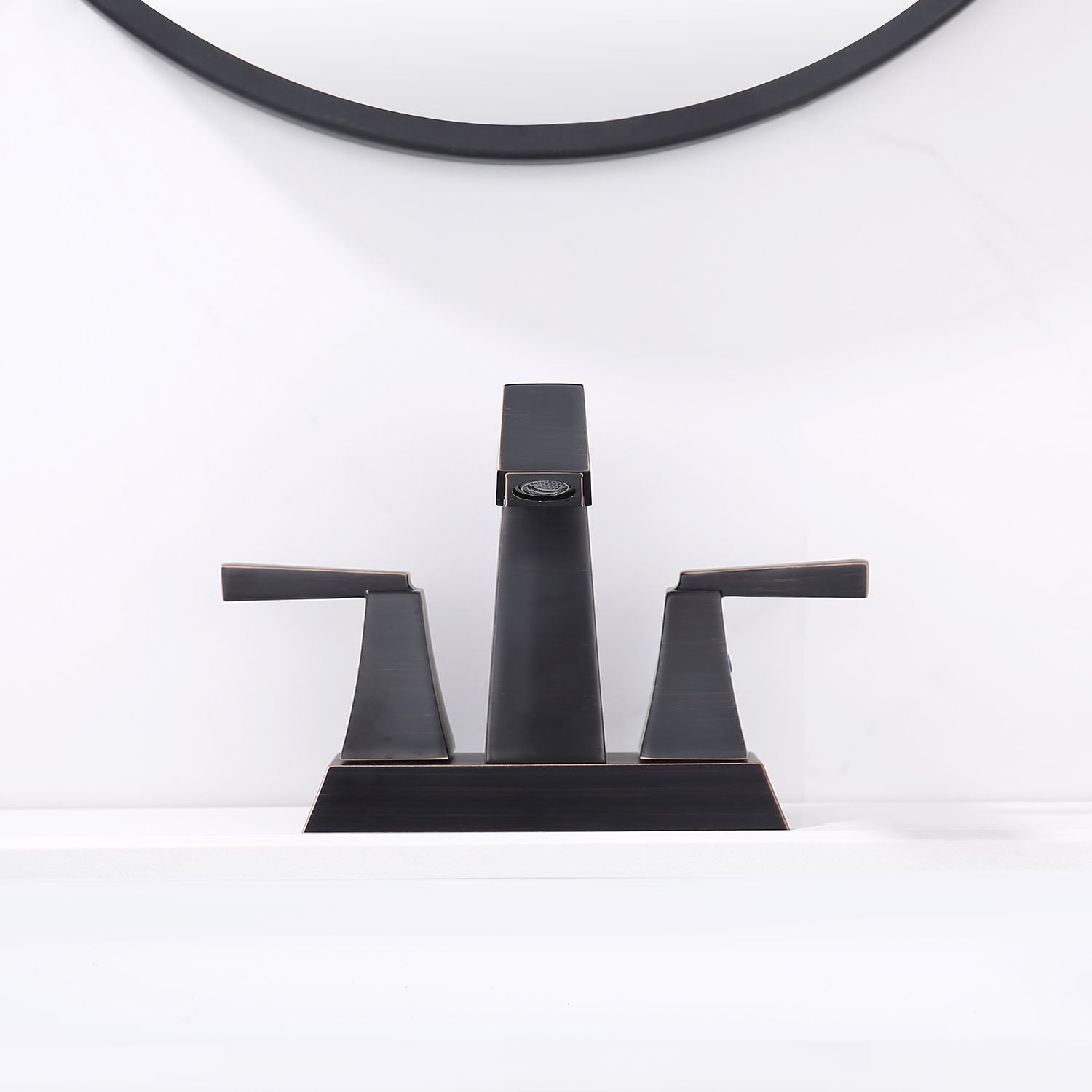 2-Handle Bathroom Sink Faucet Oil Rubbed Bronze With 3 Hole Bathroom Faucet — thumbnail 3