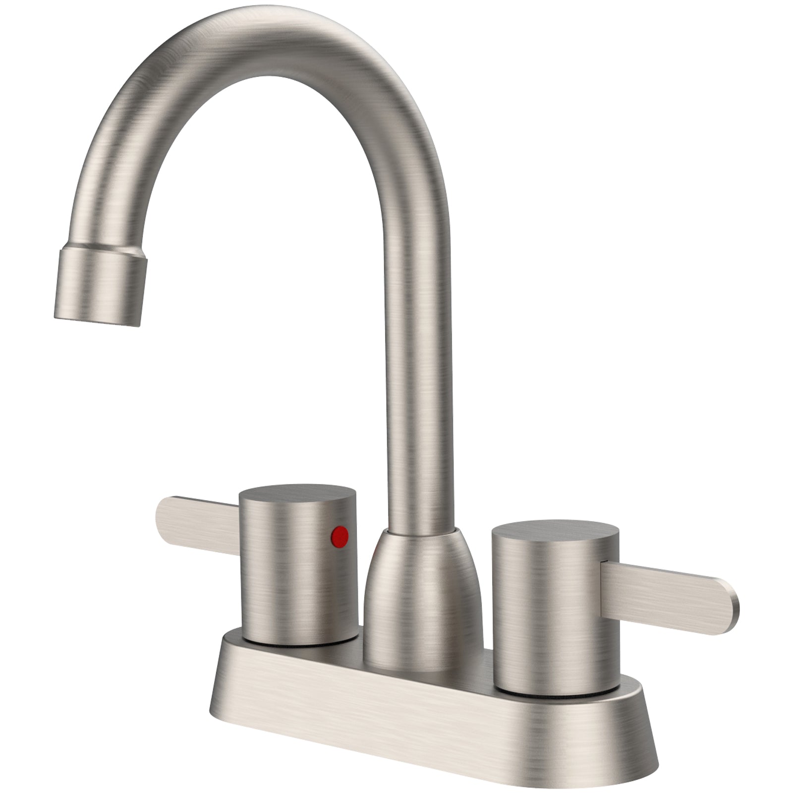 2 Handles  High Quality Bathroom Sink Faucet for 3 Hole — image 1