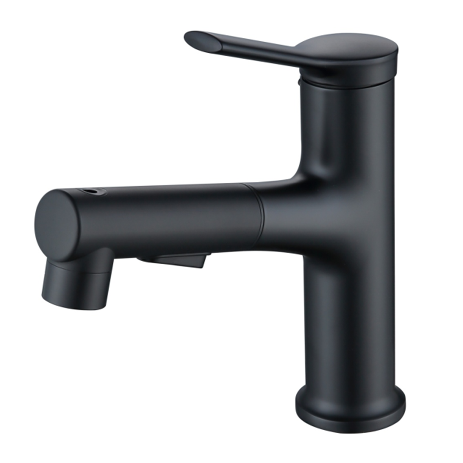 Three Functions Single Hole Pull Down Bathroom Faucet — image 1
